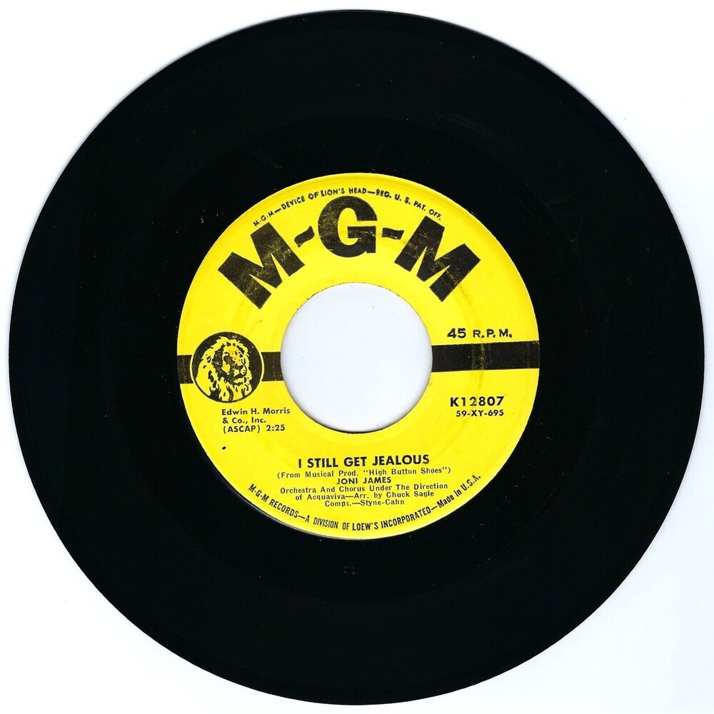 Joni James 45 RPM - I Still Get Jealous / My Prayer Of Love - MGM VG-VG+